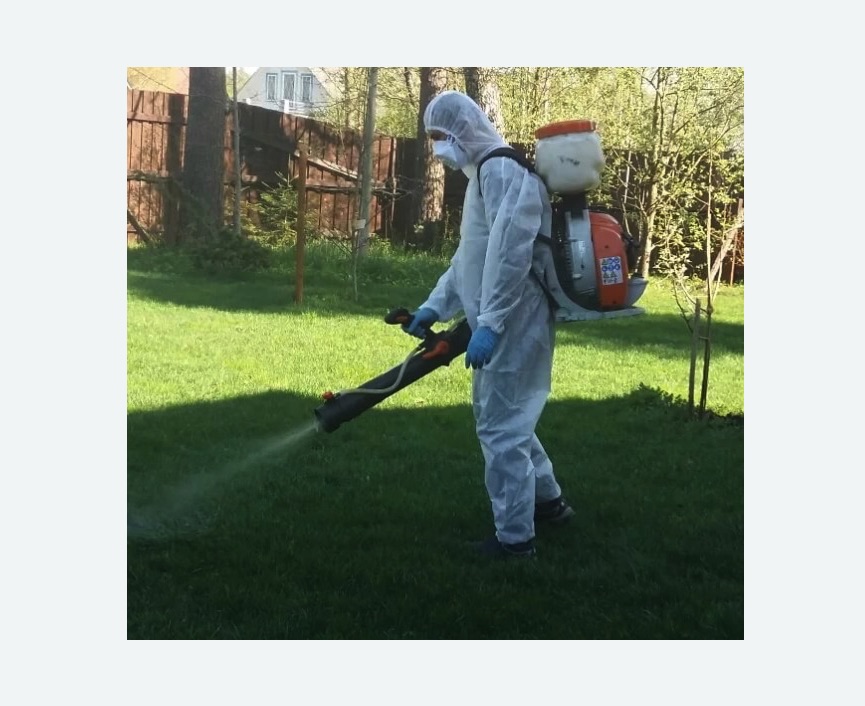 Обработка территории от клещей в Бабаево